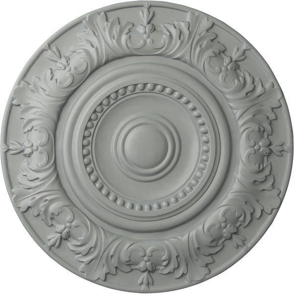 Ekena Millwork Biddix Ceiling Medallion (Fits Canopies up to 7 1/2"), 20 7/8"OD x 1 1/4"P CM20BX